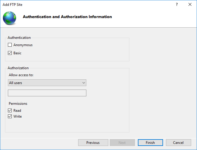 การสร้าง Ftp Account บน Windows Server สำหรับ Ftp File ต่างๆ - Blog  Metrabytecloud